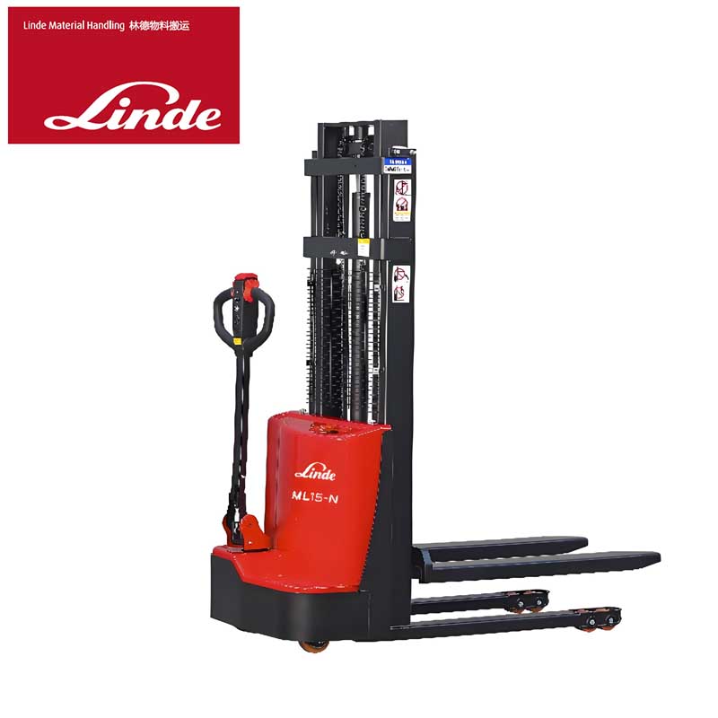 Linde 林德叉车1.5吨蓄电池步行式托盘堆垛车堆高车电动叉车 ML15-N
